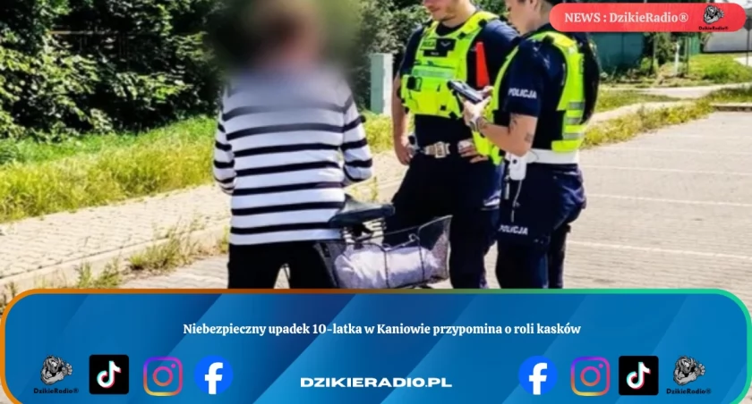 Niebezpieczny upadek 10-latka w Kaniowie przypomina o roli kasków