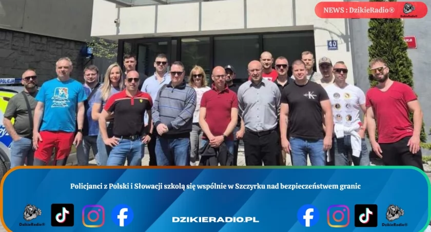 Policjanci z Polski i Słowacji szkolą się wspólnie w Szczyrku nad bezpieczeństwem granic
