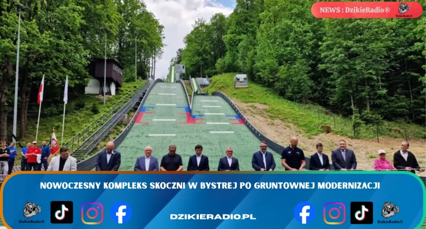 Nowoczesny kompleks skoczni w Bystrej po gruntownej modernizacji