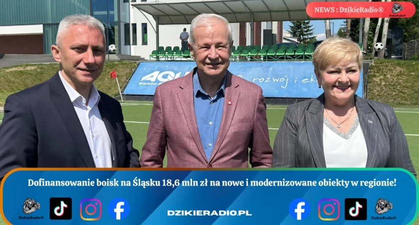 Śląskie inwestuje 18,6 mln zł na nowe boiska i modernizację sportową.
