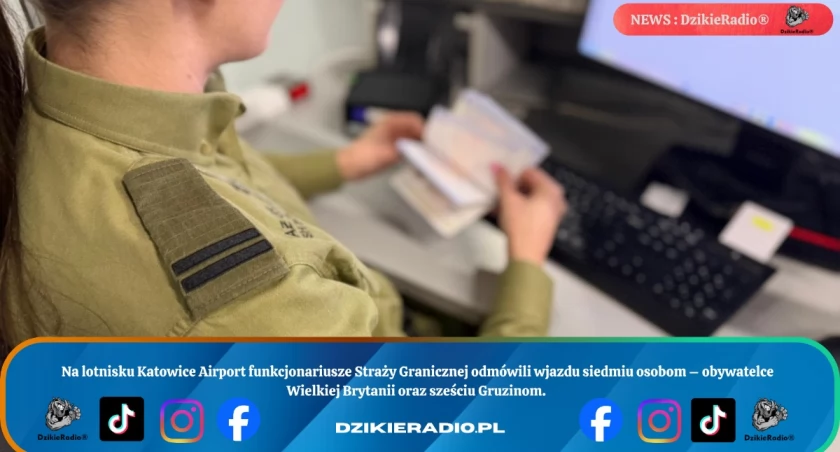 Siedmiu cudzoziemców zatrzymanych na lotnisku w Pyrzowicach, odmowa wjazdu do Polski