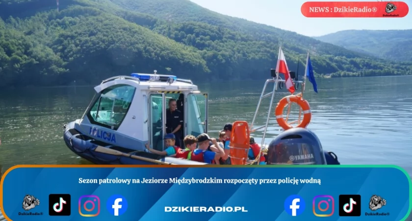 Sezon patrolowy na Jeziorze Międzybrodzkim rozpoczęty przez policję wodną