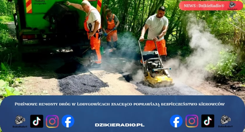 Pozimowe remonty dróg w Łodygowicach znacząco poprawiają bezpieczeństwo kierowców
