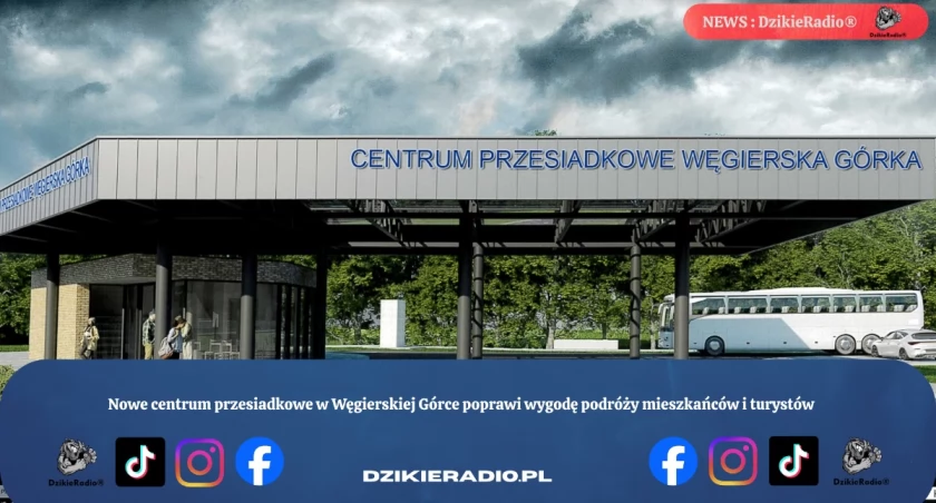 Nowe centrum przesiadkowe w Węgierskiej Górce poprawi wygodę podróży mieszkańców i turystów