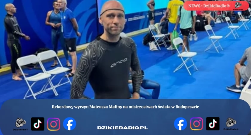 Mateusz Malina ustanawia nowy rekord świata w freedivingu bez płetw