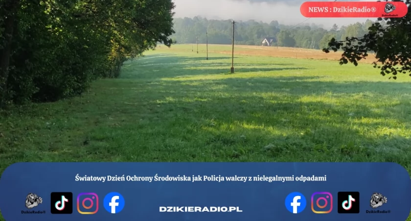 Światowy Dzień Ochrony Środowiska jak Policja walczy z nielegalnymi odpadami