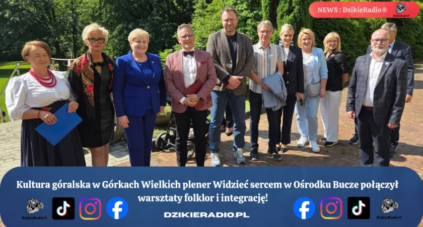 Plener Widzieć sercem w Górkach Wielkich świętem kultury i integracji społecznej.