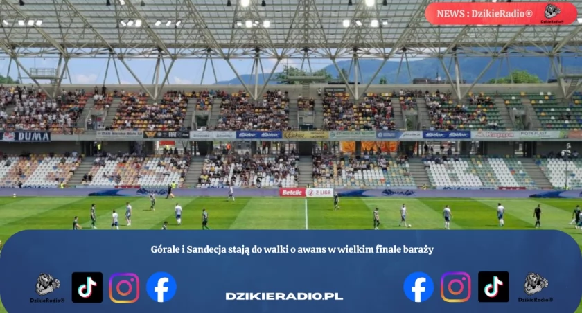 Decydujący finał baraży Podbeskidzie kontra Sandecja o miejsce w Betclic 1. Lidze