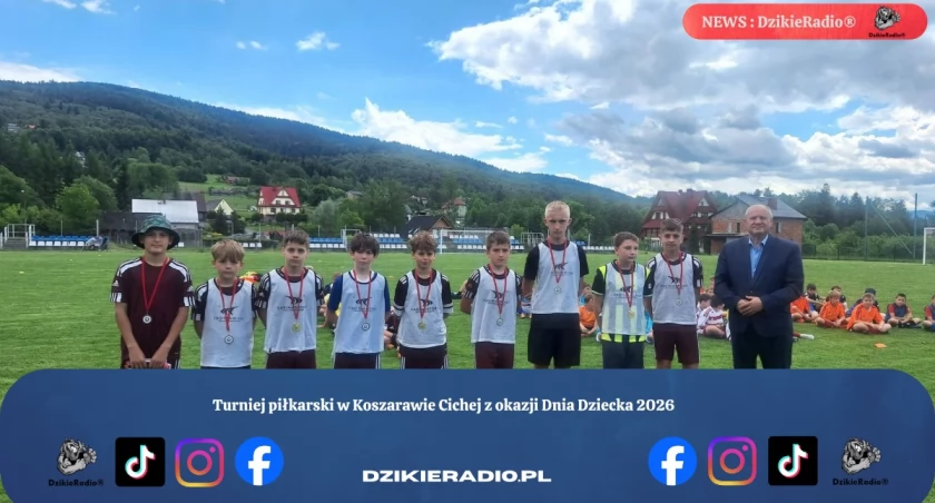 Turniej piłkarski w Koszarawie Cichej z okazji Dnia Dziecka 2026
