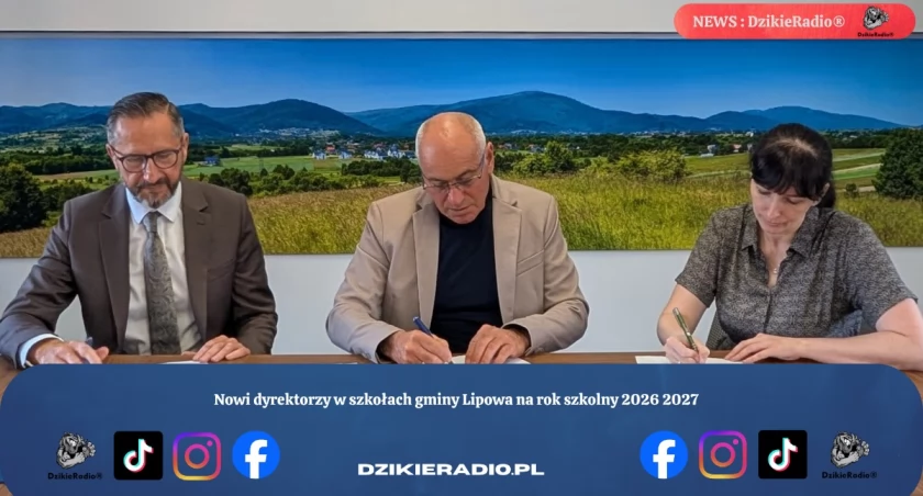 Nowi dyrektorzy w szkołach gminy Lipowa na rok szkolny 2026 2027