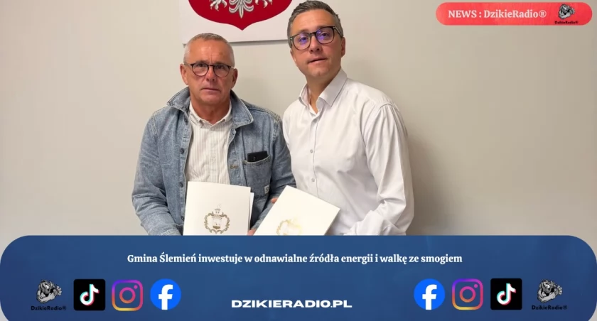Gmina Ślemień inwestuje w odnawialne źródła energii i walkę ze smogiem