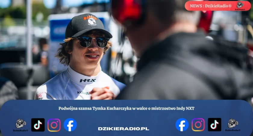 Tymek Kucharczyk walczy na Road America o pozycję lidera Indy NXT