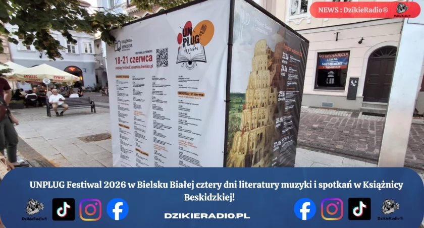 Unplug Festiwal 2026 w Bielsku Białej cztery dni kultury i inspiracji.
