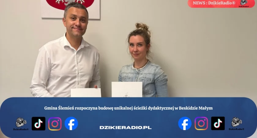 Gmina Ślemień rozpoczyna budowę unikalnej ścieżki dydaktycznej w Beskidzie Małym