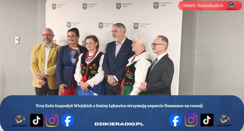 Trzy Koła Gospodyń Wiejskich z Gminy Łękawica otrzymują wsparcie finansowe na rozwój