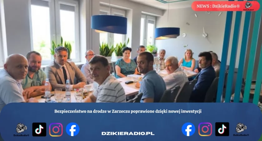Bezpieczeństwo na drodze w Zarzeczu poprawione dzięki nowej inwestycji