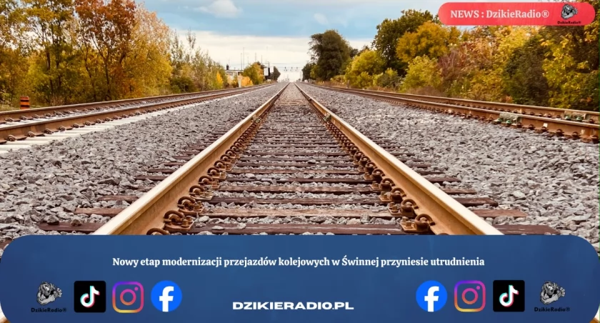 Nowy etap modernizacji przejazdów kolejowych w Świnnej przyniesie utrudnienia