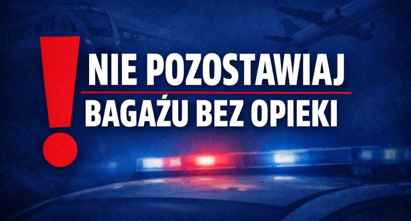 Interwencja służb na dworcu po pozostawieniu bez opieki bagażu