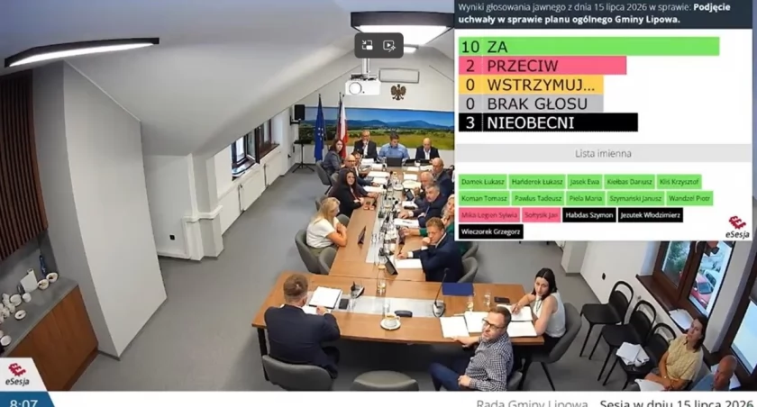 Gmina Lipowa uchwala plan ogólny po burzliwych konsultacjach społecznych
