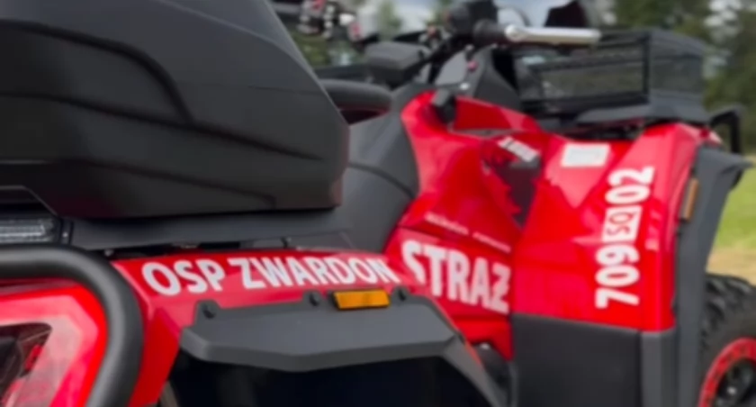 OSP Zwardoń otrzymało nowy quad ratowniczy do trudnego górskiego terenu