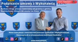 Nowa trasa pieszo-rowerowa nad jeziorami Żywieckim i Międzybrodzkim