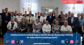 Jubileusz 50-lecia miłości: wyjątkowa uroczystość w Gminie Rajcza celebruje trwałość małżeństwa.