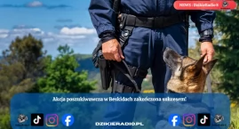 Zaginiony grzybiarz odnaleziony po akcji służb w Beskidach