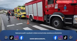 Mężczyzna spadł z wysokości w Rybarzowicach akcja ra&hellip;