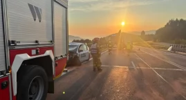 Groźne zdarzenie na drodze S1 w kierunku Lalik utrud&hellip;