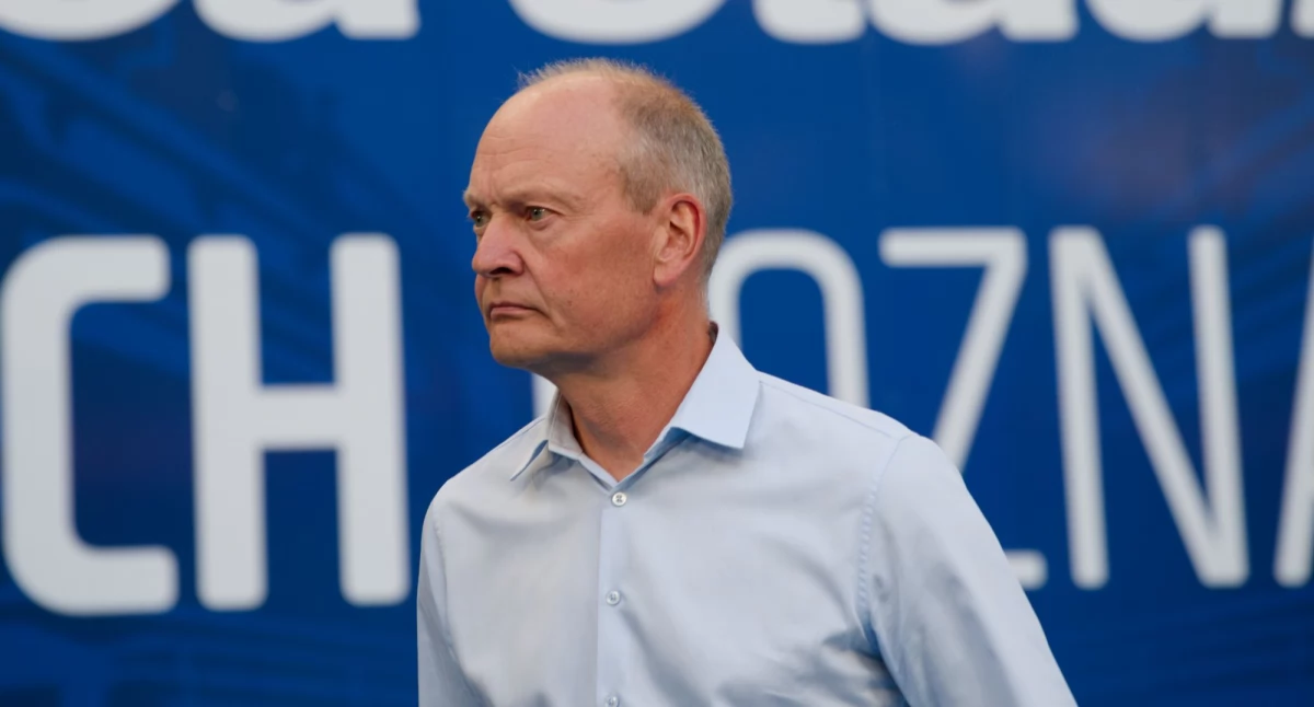 Szczęśliwy i uśmiechnięty. Jak trener Lecha skomentował wygraną z Legią?