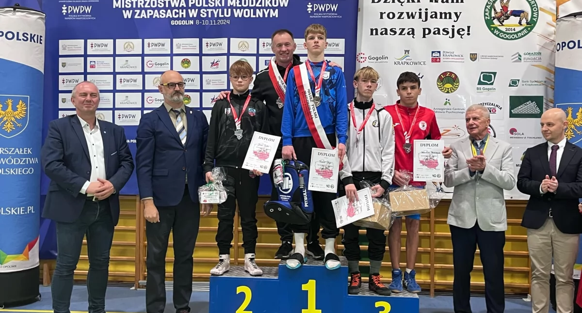 Medalowy weekend zapaśników Grunwaldu Poznań