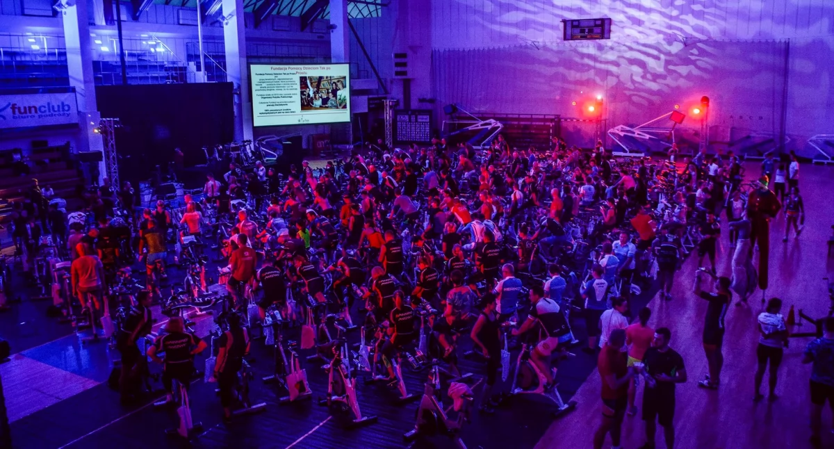 24-godzinny maraton indoor cycling w Poznaniu. Dla każdego, w szczytnym celu