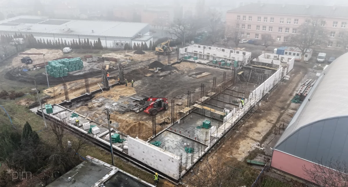 Zakończono kolejny etap prac. Zobacz galerię zdjęć i wideo z budowy hali do sportów walki