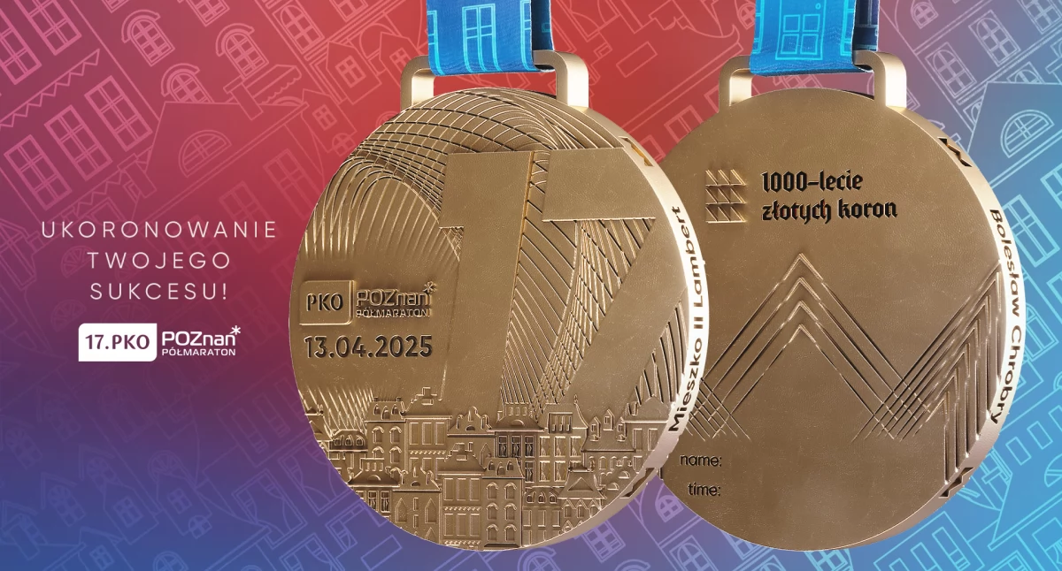 Królewski medal 17. PKO Poznań Półmaratonu