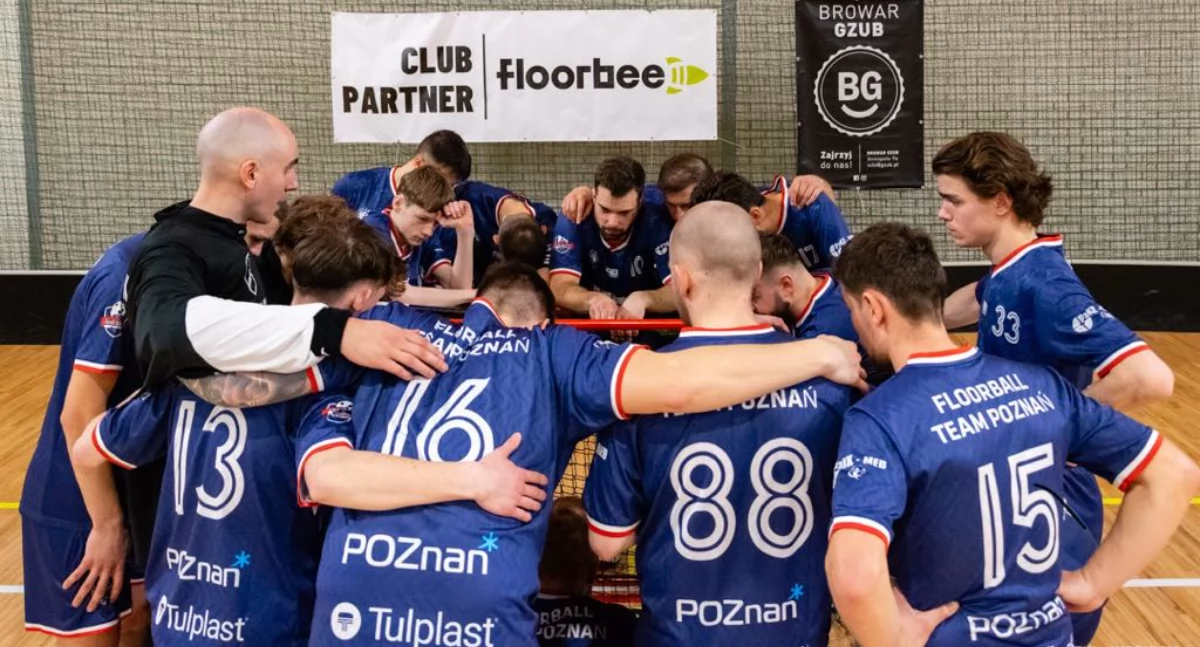 Świetny mecz i rewanż poznańskich unihokeistów. Cztery gole zdobył ... bramkarz 