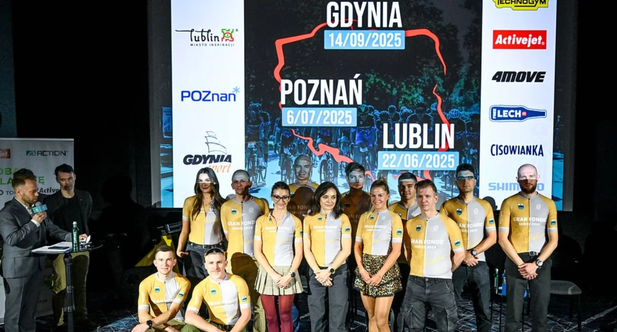 Poznań gotowy na Gran Fondo. Zaprezentowano trasę, koszulki i ambasadorów