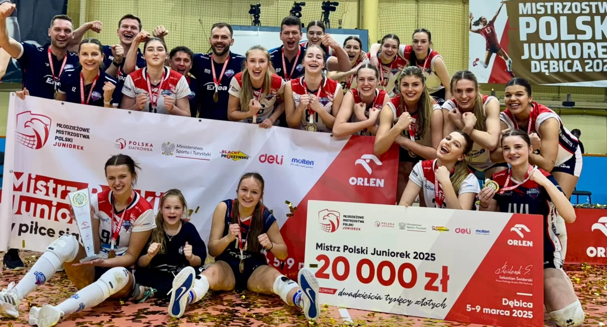 Siatkarki Enei Energetyka Poznań mistrzyniami Polski 