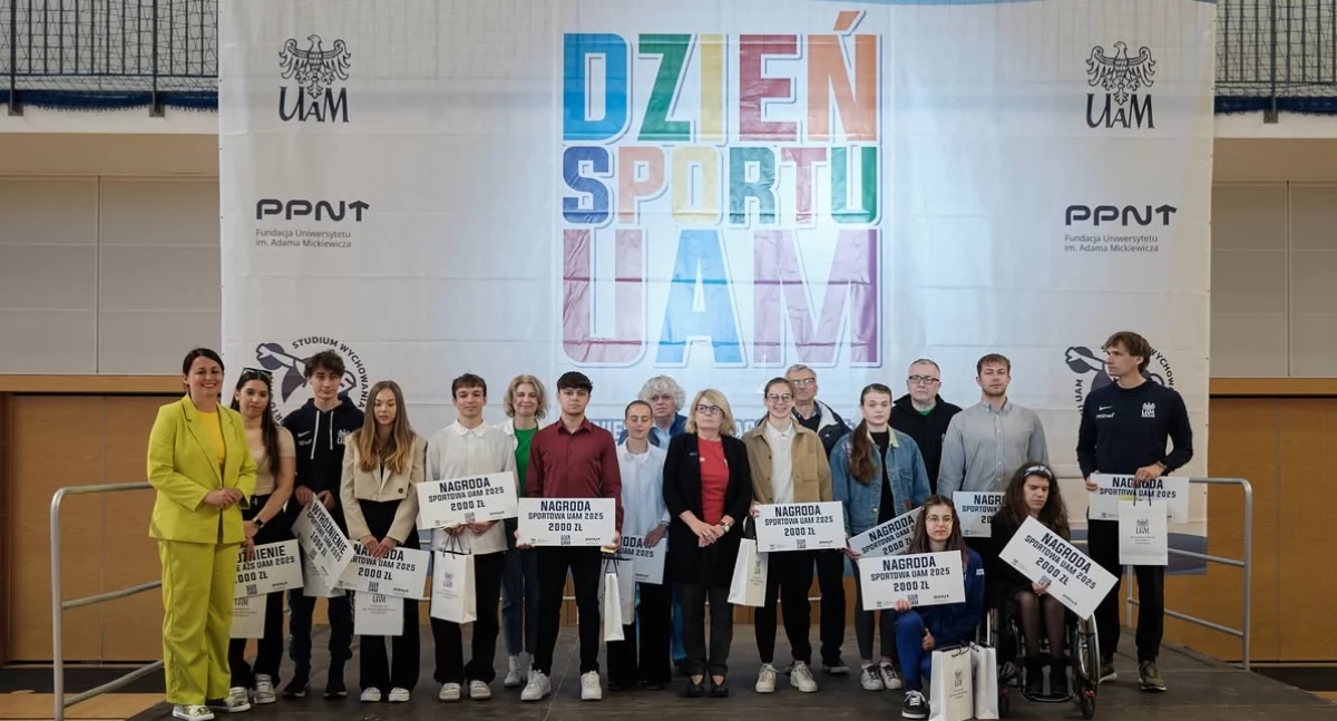 Dzień Sportu UAM. Uczelnia nagrodziła wyróżniających się sportowców GALERIA