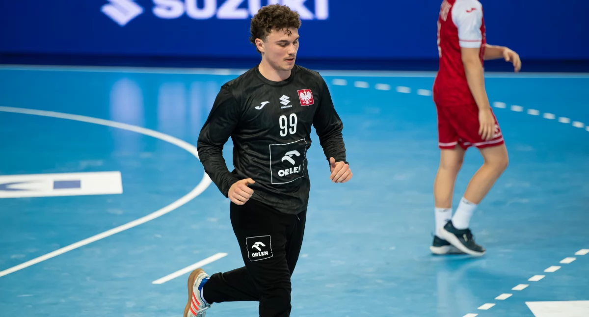 Jakub Wysocki, reprezentacyjny bramkarz Grunwaldu po zwycięstwie Polski z Brazylią