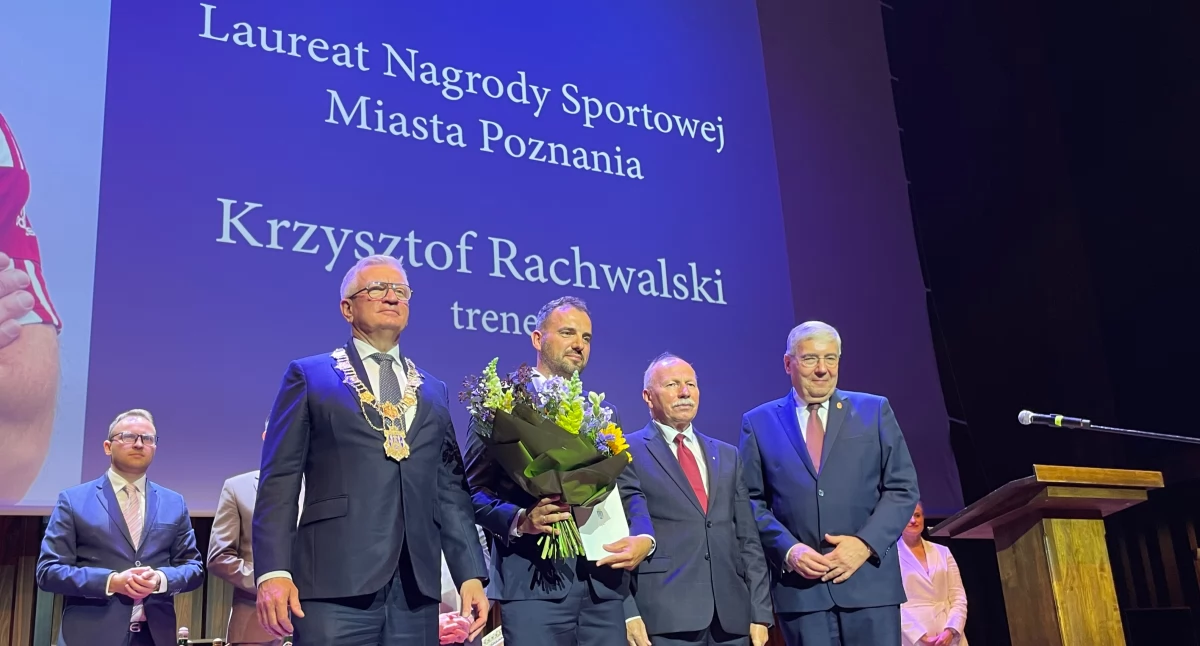 Krzysztof Rachwalski - laureat Nagrody Sportowej Miasta Poznania