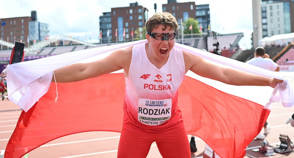 Na poznańskiej Malcie biegł z ogniem Olimpiady, w Tampere wywalczył medal ME 