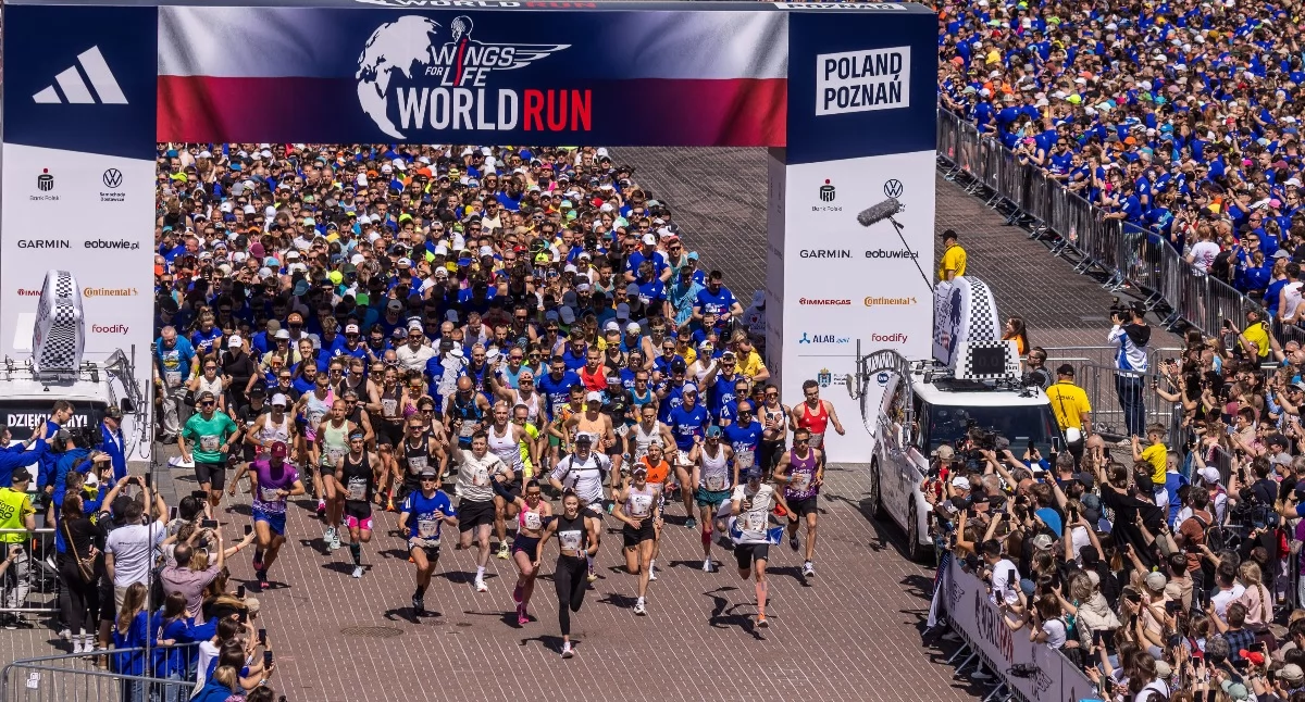 Liczby są imponujące. Ponad 345 tysięcy ludzi pobiegło w Wings for Life World Run, podano kwotę zebranych pieniędzy