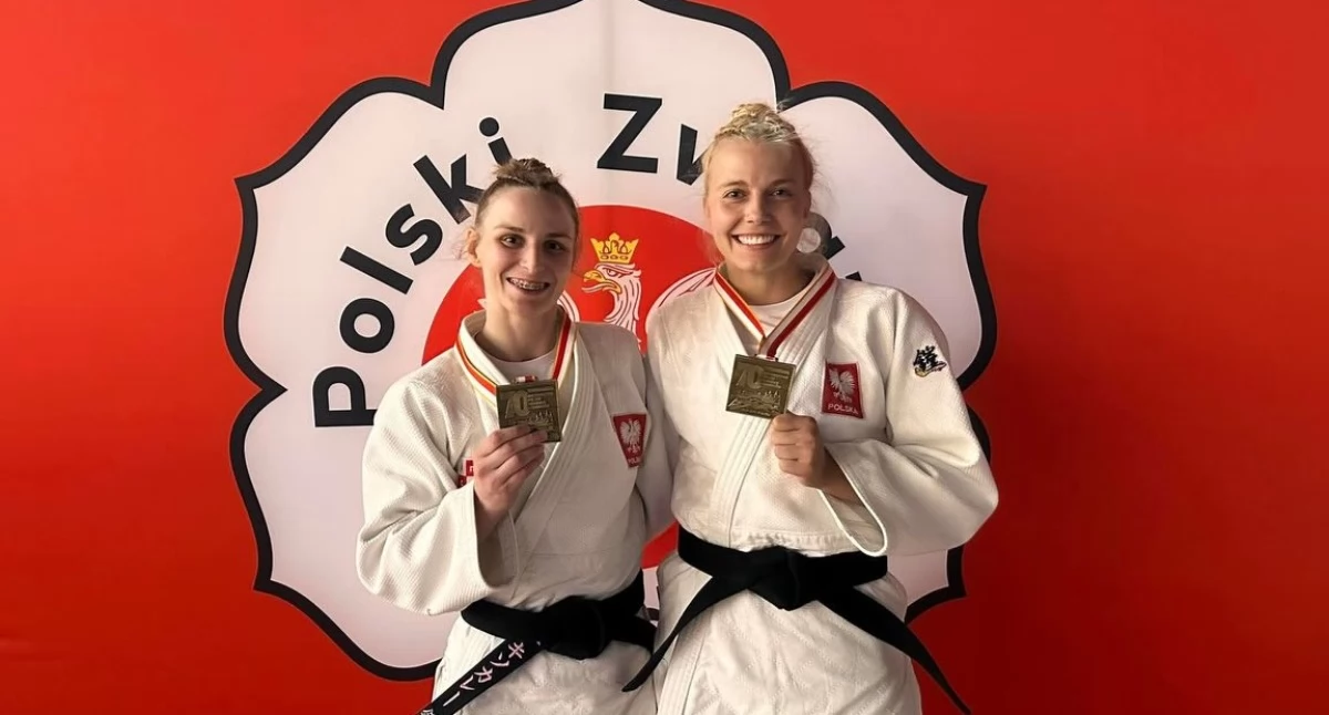 Złote dziewczyny z Akademii Judo Poznań. Angelika Szymańska i Eliza Wróblewska mistrzyniami Polski