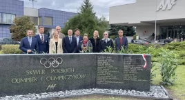 Skwer Polskich Olimpijek i Olimpijczyków otwarty. Pr…