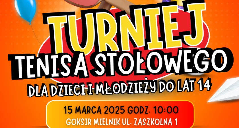 Turniej Tenisa Stołowego w Mielniku