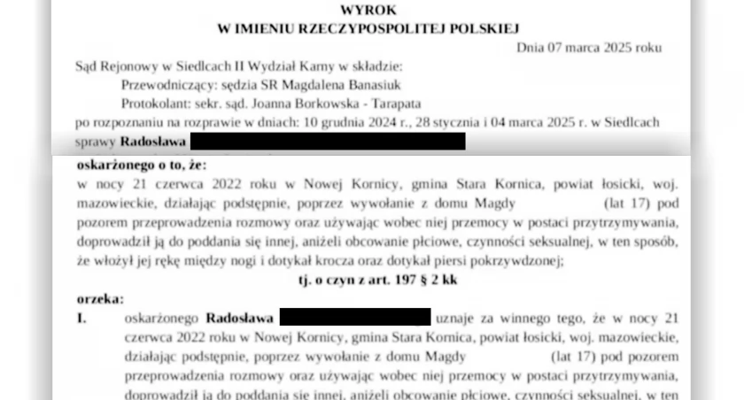Molestowanie w rodzinnym domu dziecka. Zapadł wyrok