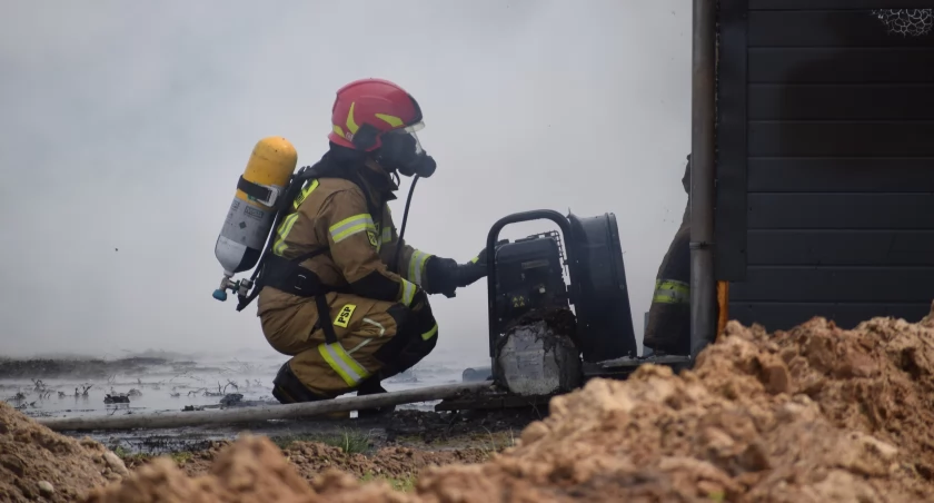 Pożar na kolonii Bacik Średnich