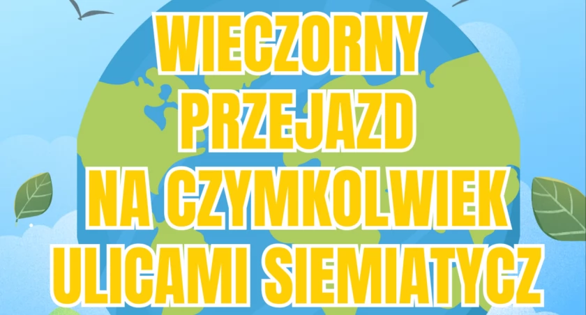 Wieczorny przejazd na czymkolwiek