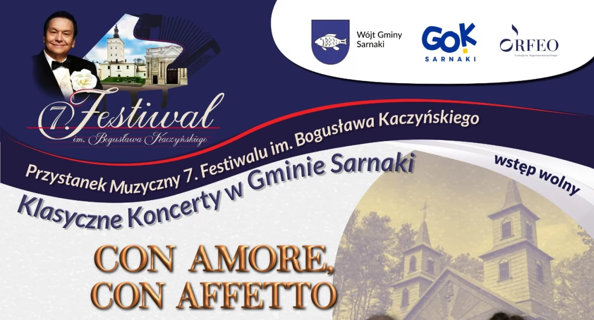 Klasyczne Koncerty w Gminie Sarnaki. Przystanki muzyczne 7. Festiwalu im. B. Kaczyńskiego