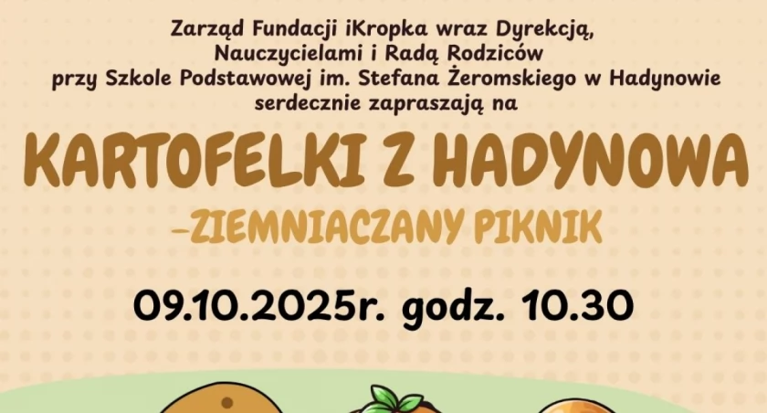 „Kartofelki z Hadynowa – Ziemniaczany Piknik” – święto jesieni w szkole podstawowej
